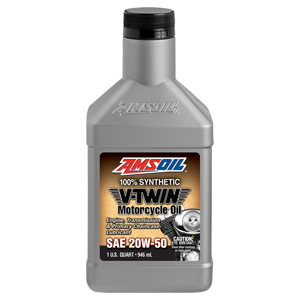 AMSOIL 100% Synthetic V-Twin 20w-50 Motor Oil